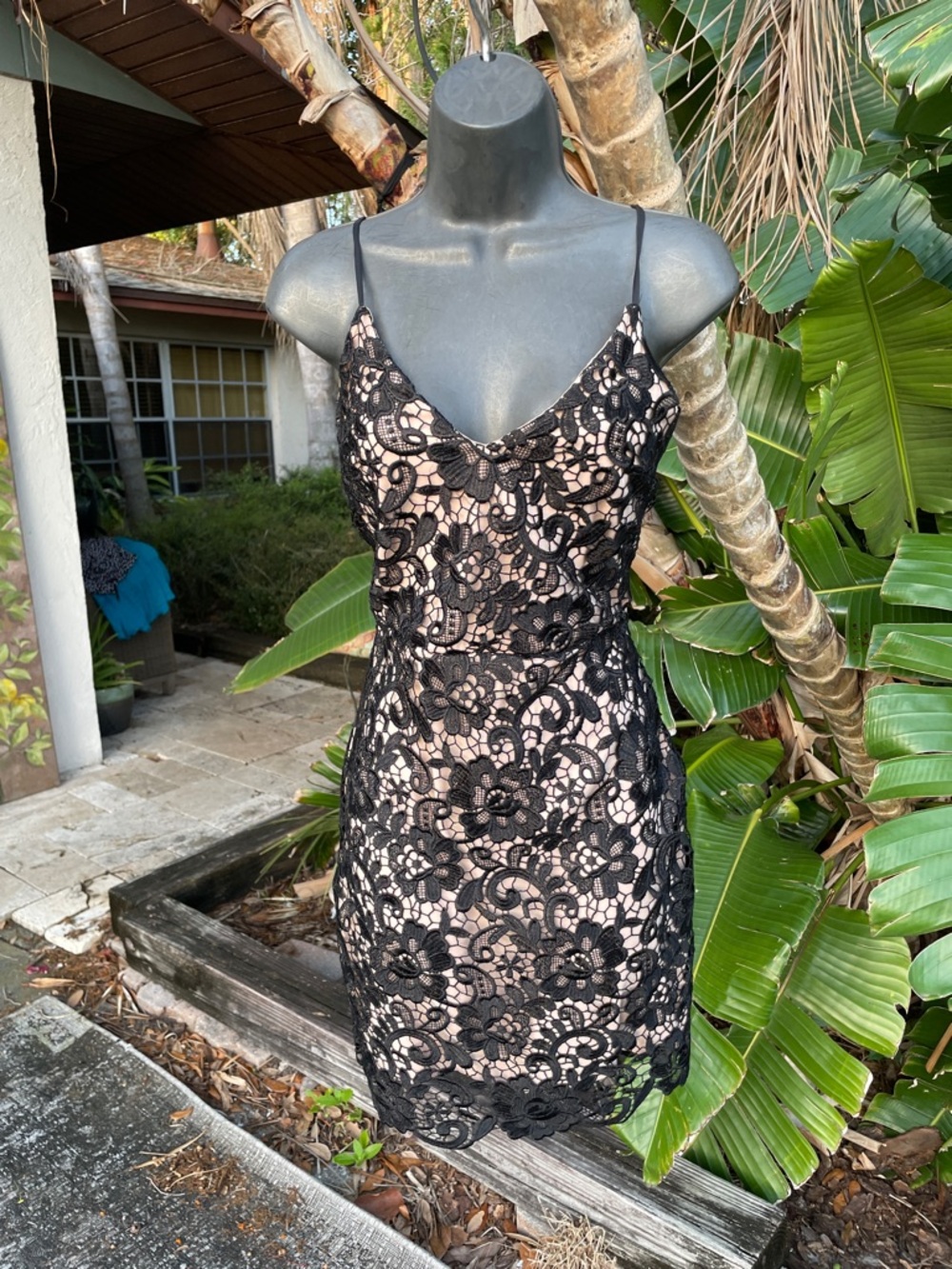 Express lace, mini dress
